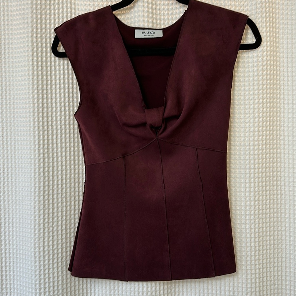 Bailey/44 suede dress top